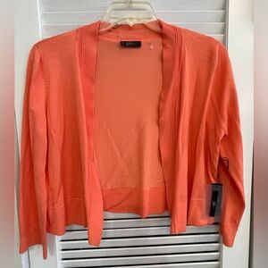 NWT coral orange sweater